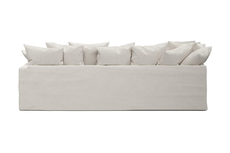 Menard 4-seters Venstrevendt L-formet Sjeselongsofa i Stoff - Beige - Møbler - Sofaer - Sofa med sjeselong - 4 seters sofa med divan