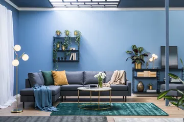 Peppe 4-seters Venstrevendt L-formet Sjeselongsofa i Stoff - Mørk grå - Møbler - Sofaer - Sofa med sjeselong - 4 seters sofa med divan