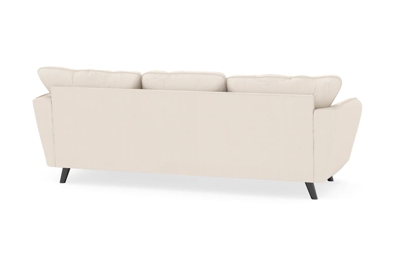 Trend Lyx 3-seters Høyrevendt L-formet Sjeselongsofa i Manchester - Beige - Møbler - Sofaer - Sofa med sjeselong
