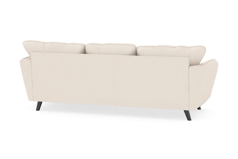 Trend Lyx 3-seters Høyrevendt L-formet Sjeselongsofa i Manchester - Beige - Møbler - Sofaer - Sofa med sjeselong - 4 seters sofa med divan