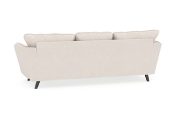 Trend Lyx 3-seters Venstrevendt L-formet Sjeselongsofa i Stoff - Beige - Møbler - Sofaer - Sofa med sjeselong