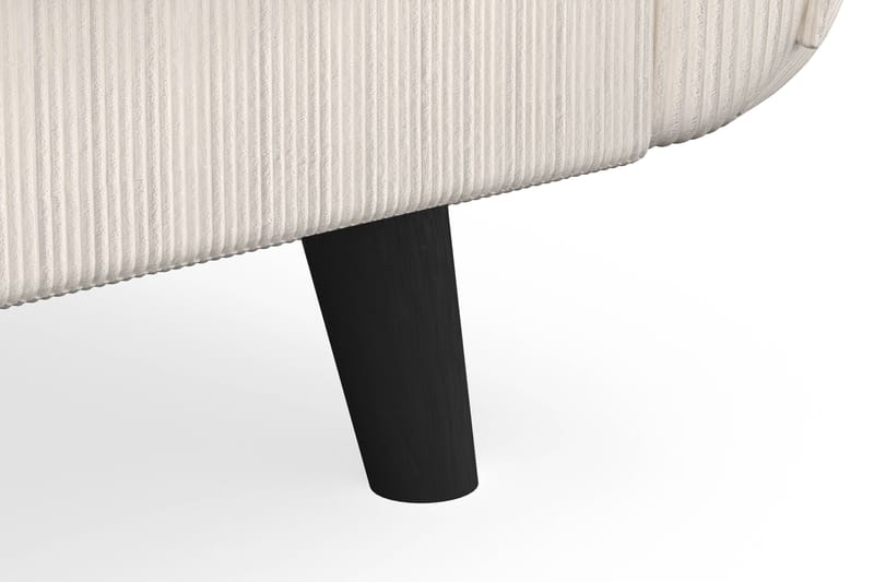 Trend Lyx 4-seters Høyrevendt L-formet Sjeselongsofa i Manchester - Beige - Møbler - Sofaer - Sofa med sjeselong