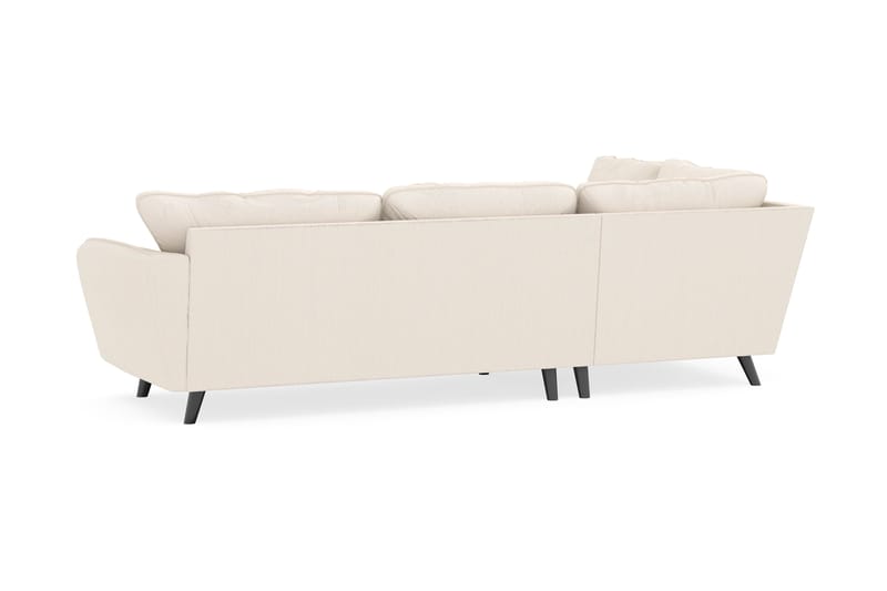 Trend Lyx 4-seters Venstrevendt L-formet Sjeselongsofa i Manchester - Beige - Møbler - Sofaer - Sofa med sjeselong