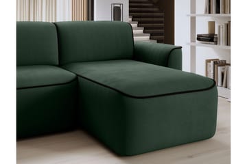 Ume 4-seter Sofa med Sjeselong - Grønn - Møbler - Sofaer - Sofa med sjeselong - 4 seters sofa med divan
