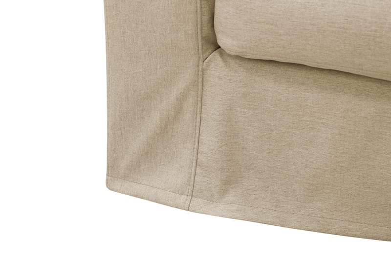 Valencia Ekstra dyp 4-seters sofa med sjeselong høyre - Beige - Møbler - Sofaer - Sofa med sjeselong - 4 seters sofa med divan