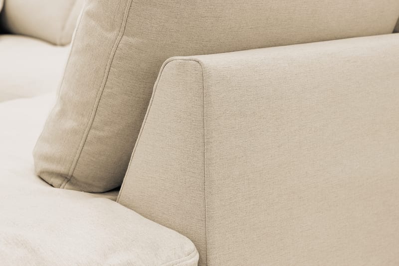 Valencia Ekstra dyp 4-seters sofa med sjeselong høyre - Beige - Møbler - Sofaer - Sofa med sjeselong - 4 seters sofa med divan