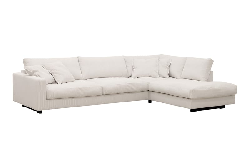 Valencia Ekstra Dyp 4-seters sofa med Sjeselong Høyre - Offwhite - Møbler - Sofaer - Sofa med sjeselong - 4 seters sofa med divan
