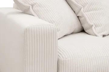 Valencia Ekstra Dyp 4-seters sofa med Sjeselong Høyre - Offwhite - Møbler - Sofaer - Sofa med sjeselong - 4 seters sofa med divan