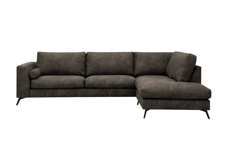 4-sits Soffa med Schäslong Scandinavian Choice Preston 96 Höger Svart