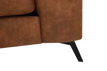 4-sits Soffa med Schäslong Scandinavian Choice Preston 24 Vänster Svart - Møbler - Sofaer - Sofa med sjeselong