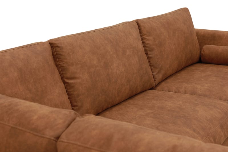 4-sits Soffa med Schäslong Scandinavian Choice Preston 24 Vänster Svart - Møbler - Sofaer - Sofa med sjeselong