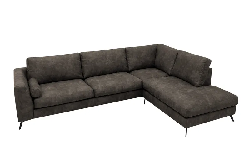 4-sits Soffa med Schäslong Scandinavian Choice Preston 96 Höger Svart - Møbler - Sofaer - Sofa med sjeselong