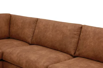 4-sits Soffa med Schäslong Scandinavian Choice Preston 24 Vänster Svart - Møbler - Sofaer - Sofa med sjeselong