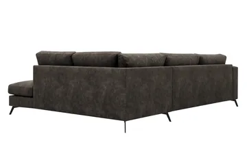 4-sits Soffa med Schäslong Scandinavian Choice Preston 96 Höger Svart - Møbler - Sofaer - Sofa med sjeselong
