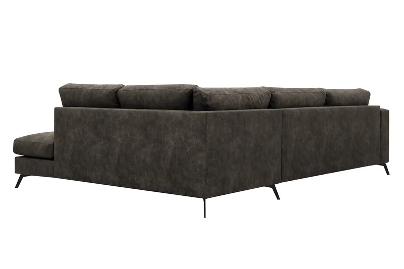 4-sits Soffa med Schäslong Scandinavian Choice Preston 96 Höger Svart - Møbler - Sofaer - Sofa med sjeselong