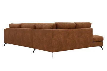 4-sits Soffa med Schäslong Scandinavian Choice Preston 24 Vänster Svart - Møbler - Sofaer - Sofa med sjeselong
