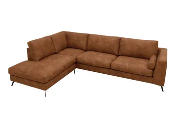 4-sits Soffa med Schäslong Scandinavian Choice Preston 24 Vänster Svart - Møbler - Sofaer - Sofa med sjeselong