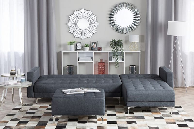 Aberdeen Hjørnesofa 267 cm - Grå - Møbler - Sofaer - Sofa med sjeselong