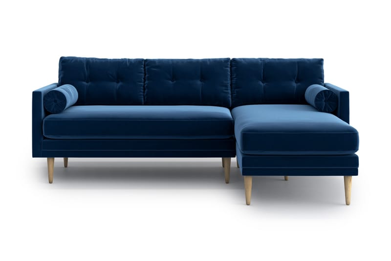 Amyssa 3-seter Divansofa - Marineblå - Møbler - Sofaer - Sofa med sjeselong