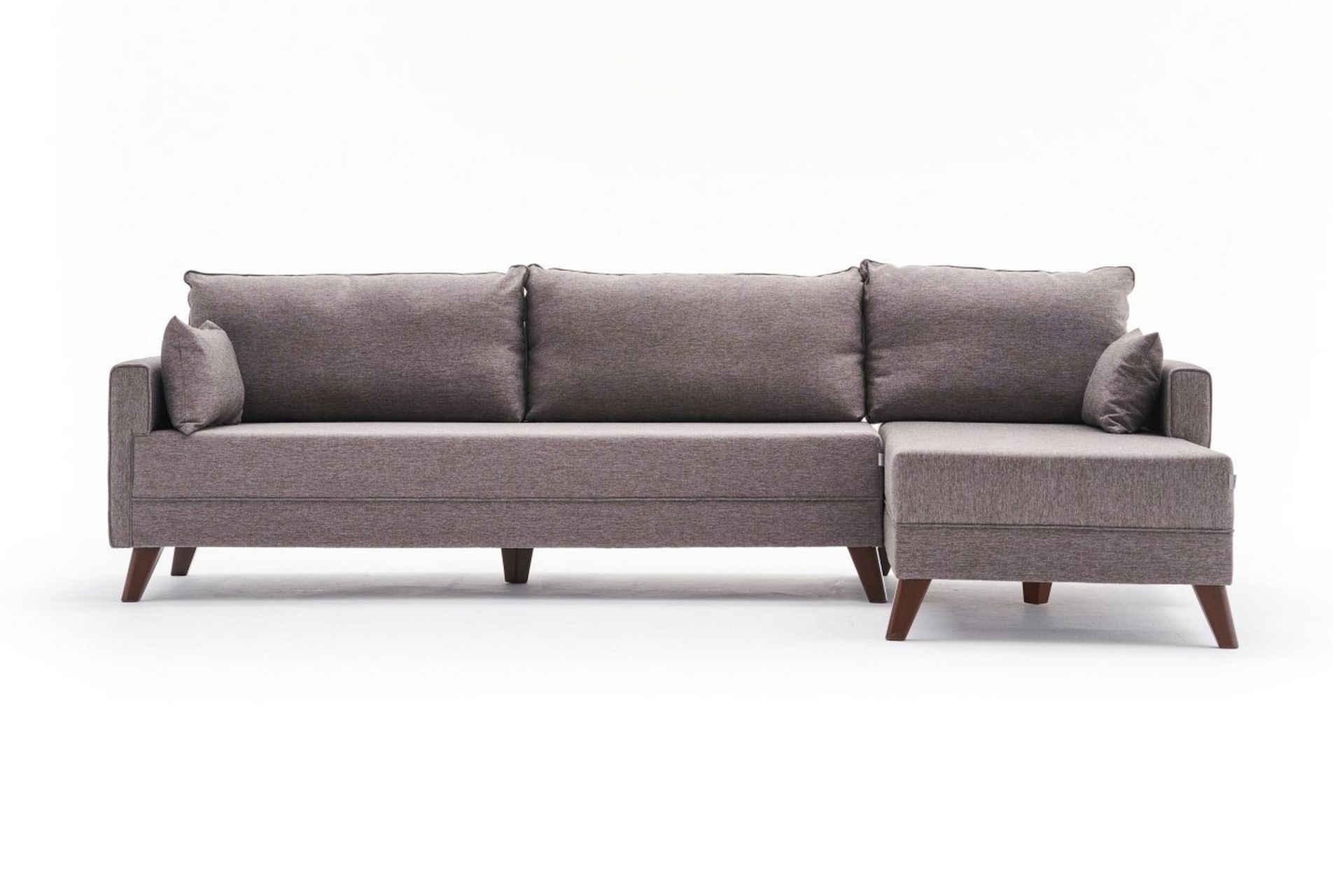 Antigua Divansofa Høyre - Brun - Møbler - Sofaer - Sofa med sjeselong