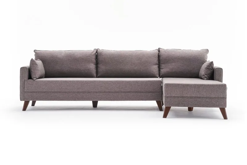 Antigua Divansofa Høyre - Brun - Møbler - Sofaer - Sofa med sjeselong