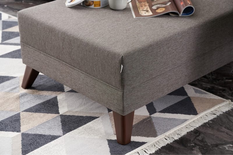 Antigua Divansofa Høyre - Brun - Møbler - Sofaer - Sofa med sjeselong