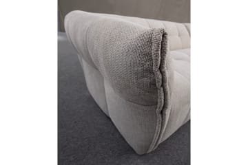 Azzo 4-seters Sofa med Divan - Hvit - Møbler - Sofaer - Sofa med sjeselong