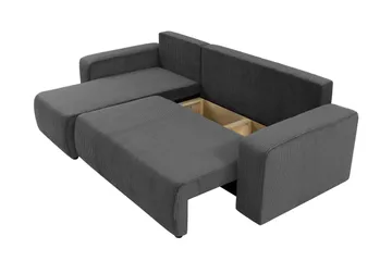 Barile Sofa med Divan 3-seter - Grå - Møbler - Sofaer - Sofa med sjeselong