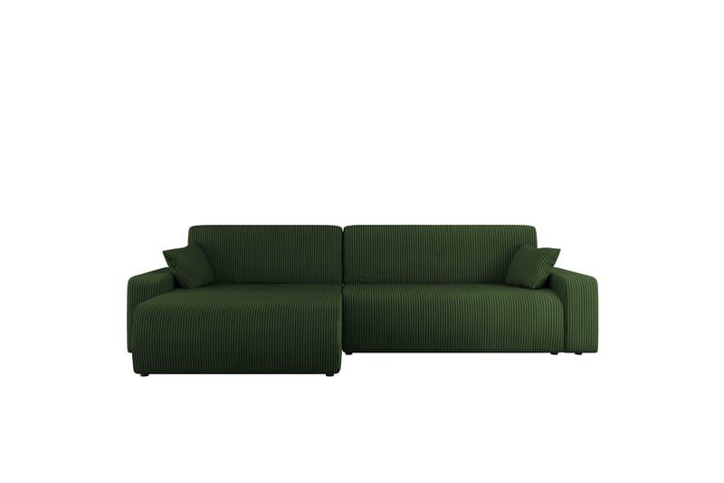 Barile Sofa med Divan 3-seter, Grønn