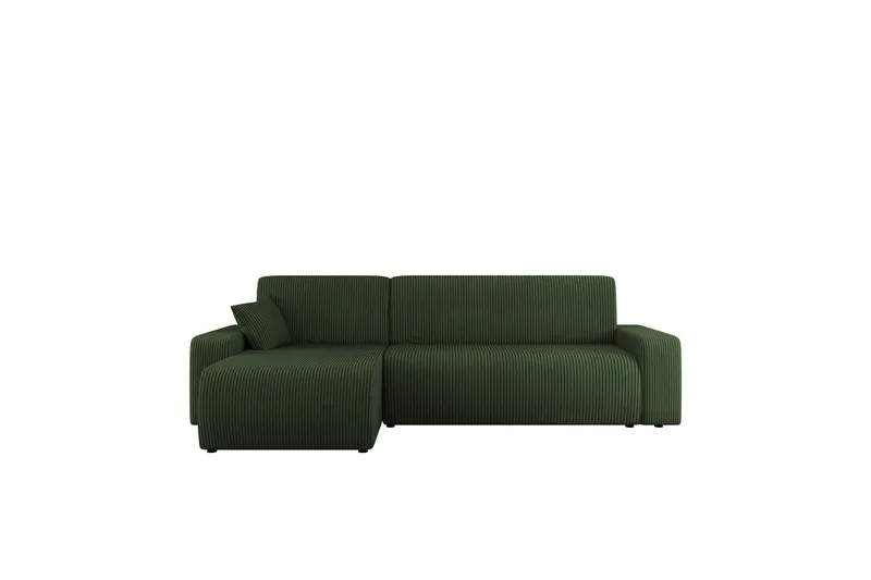 Barile Sofa med Divan 3-seter, Grønn