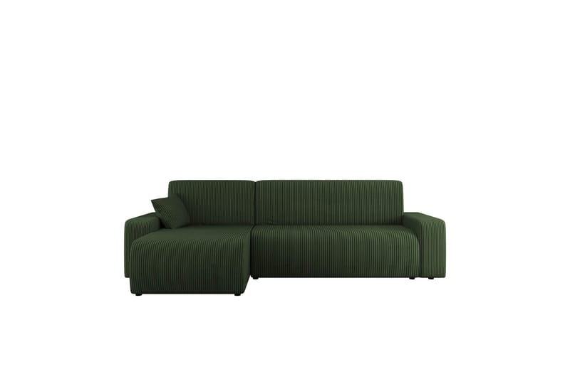 Barile Sofa med Divan 3-seter, Grønn