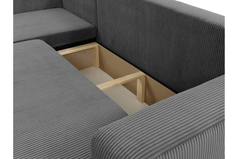 Barile Sofa med Divan 3-seter - Lys grå - Møbler - Sofaer - Sofa med sjeselong