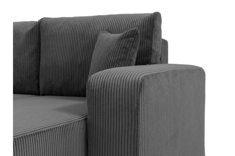 Barile Sofa med Divan 3-seter - Lys grå - Møbler - Sofaer - Sofa med sjeselong