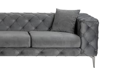 Beachport 3-seters Sofa med Venstre Sjeselong - Antrasitt - Møbler - Sofaer - Sofa med sjeselong