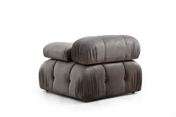 Belgin Boblende Divansofa 3-seter 288 cm - Grå - Møbler - Sofaer - Modulsofaer - Komplett modulsofa