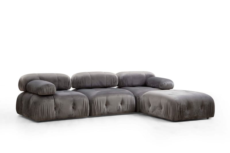 Belgin Boblende Divansofa 3-seter 288 cm - Grå - Møbler - Sofaer - Sofa 3 seter