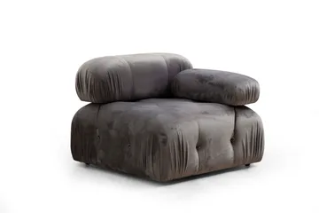Belgin Boblende Divansofa 3-seter 288 cm - Grå - Møbler - Sofaer - Modulsofaer - Komplett modulsofa