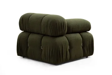 Belgin Boblende Divansofa 3-seter 288 cm - Grønn - Møbler - Sofaer - Modulsofaer - Komplett modulsofa