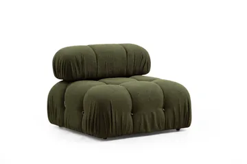 Belgin Boblende Divansofa 3-seter 288 cm - Grønn - Møbler - Sofaer - Modulsofaer - Komplett modulsofa