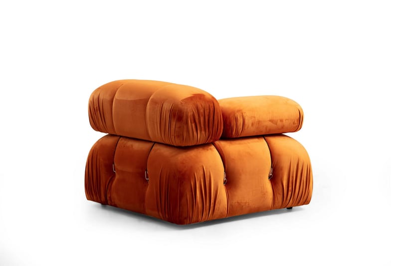 Belgin Boblende Divansofa 3-seter 288 cm - Oransje - Møbler - Sofaer - Sofa med sjeselong