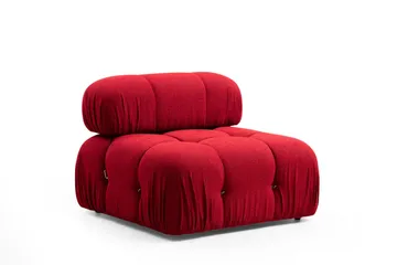 Belgin Boblende Divansofa 3-seter 288 cm - Rød - Møbler - Sofaer - Modulsofaer - Komplett modulsofa