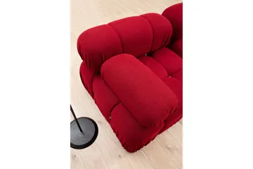 Belgin Boblende Divansofa 3-seter 288 cm - Rød - Møbler - Sofaer - Modulsofaer - Komplett modulsofa