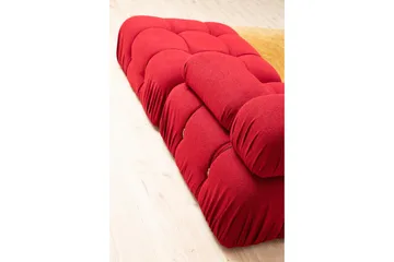 Belgin Boblende Divansofa 3-seter 288 cm - Rød - Møbler - Sofaer - Modulsofaer - Komplett modulsofa