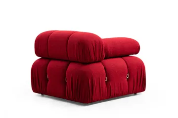 Belgin Boblende Divansofa 3-seter 288 cm - Rød - Møbler - Sofaer - Modulsofaer - Komplett modulsofa