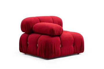 Belgin Boblende Divansofa 3-seter 288 cm - Rød - Møbler - Sofaer - Modulsofaer - Komplett modulsofa