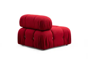 Belgin Boblende Divansofa 3-seter 288 cm - Rød - Møbler - Sofaer - Modulsofaer - Komplett modulsofa