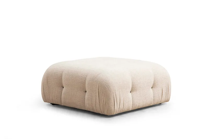 Belgin Boblet Divansofa 3-seters 288 cm - Lys / Beige - Møbler - Sofaer - Sofa med sjeselong