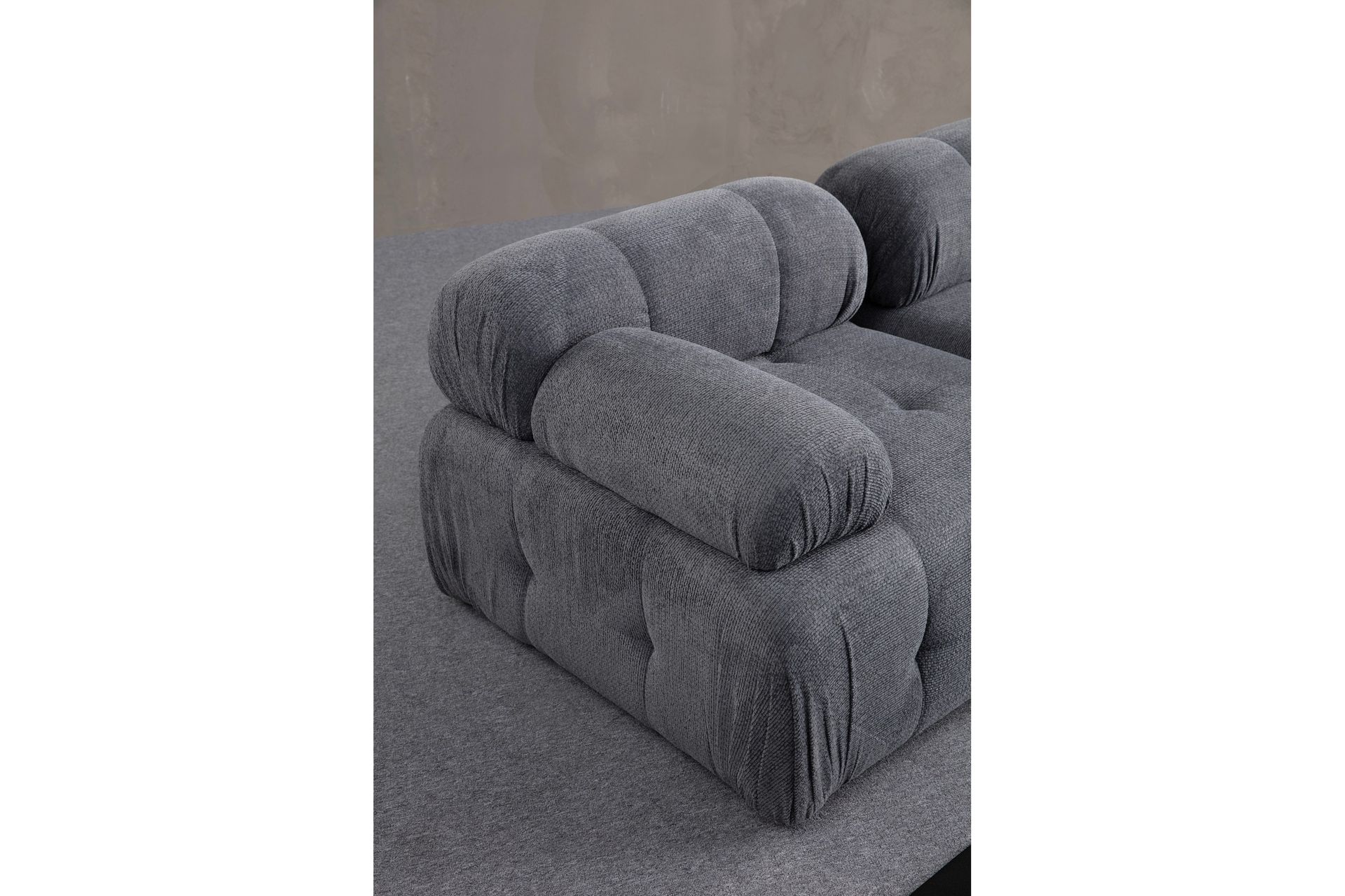 Bengul Sofa med Sjeselong 3-seter - Grå - Møbler - Sofaer - Sofa med sjeselong