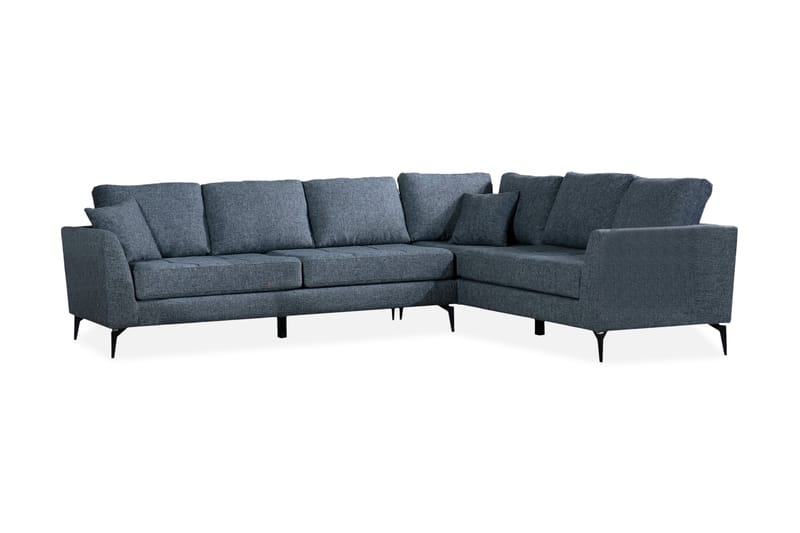 Bouchelle Hjørnesofa med Divan Høyre - Grå - Møbler - Sofaer - Sofa med sjeselong
