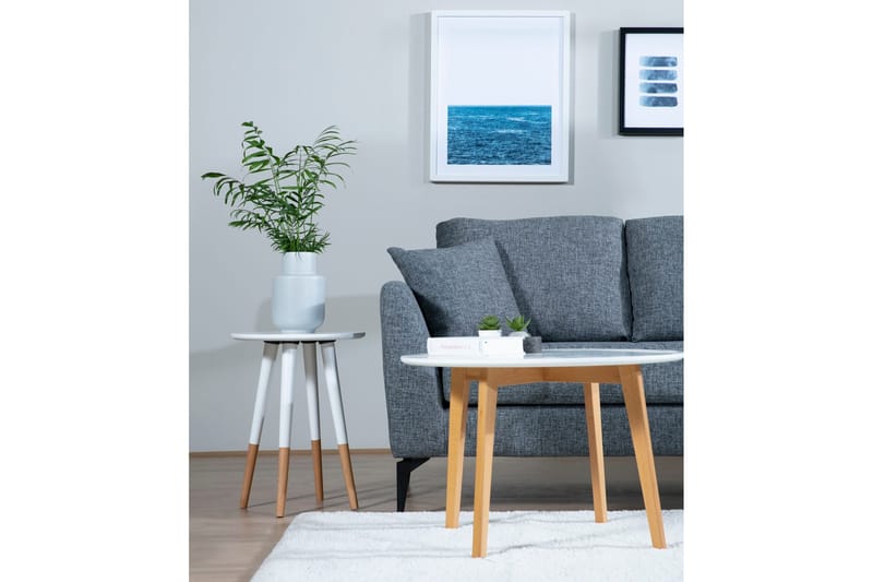 Bouchelle Hjørnesofa med Divan Høyre - Grå - Møbler - Sofaer - Sofa med sjeselong